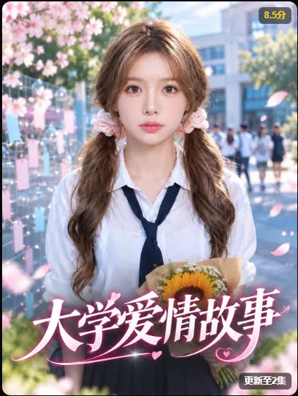 大学爱情故事海报